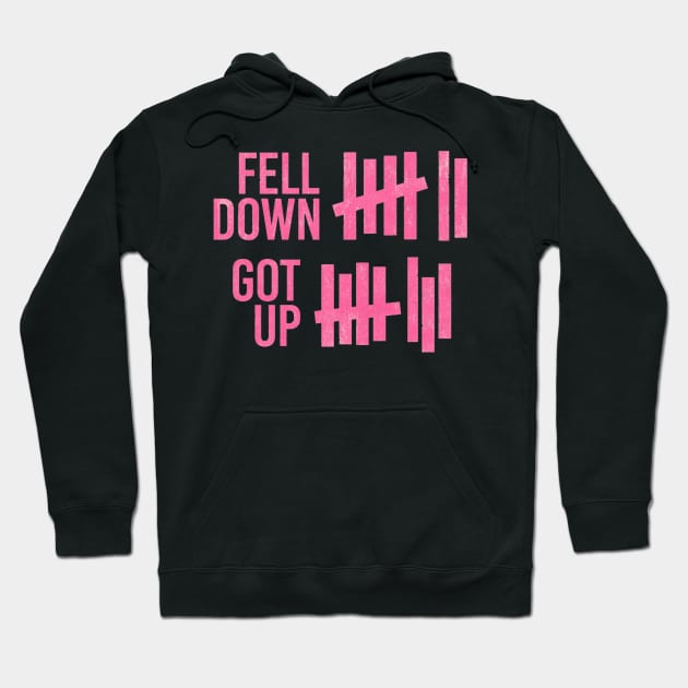 Feel down get up Hoodie by Hanadrawing